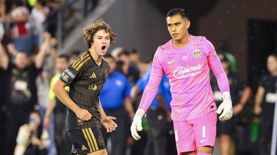 TST Images: LAFC defeats Chivas de Guadaljara, 1-1 (5-4), at BMO Stadium taken BMO Stadium (LAFC). Photo by Jordan Teller - The Sporting Tribune