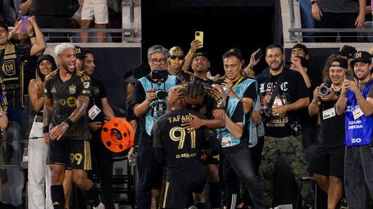 Eddie Segura stuns Toluca at the death to keep LAFC's Leagues Cup hopes alive taken at BMO Stadium (LAFC)