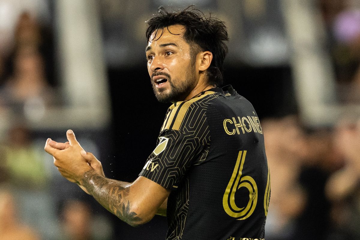 LAFC midfielder Mathieu Choiniere (66) hyping up his team during an MLS soccer game against New York Red Bulls, Wednesday September 9th, 2026 in Los Angeles, California. LAFC midfielder Mathieu Choiniere (66) hyping up his team during an MLS soccer game against New York Red Bulls, Wednesday September 9th, 2026 in Los Angeles, California.