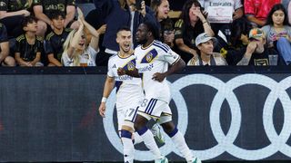 Galaxy wastes two-goal lead in 2-2 LAFC away draw taken at BMO Stadium (LA Galaxy). Photo by Steven Park - The Sporting Tribune
