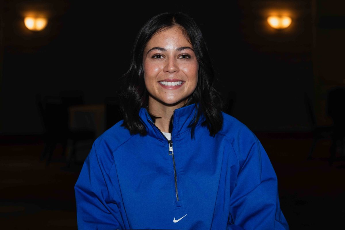 Seattle Reign FC Emeri Adames (7), poses for a portrait during NWSL Media Day at Westin Bonaventure on January 28th, 2026 in Los Angeles, California. 