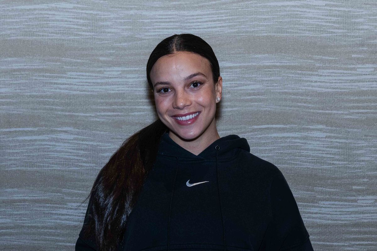 Chicago Stars FC forward Mallory Swanson, poses for a portrait during NWSL Media Day at Westin Bonaventure on January 29th, 2026 in Los Angeles, California.