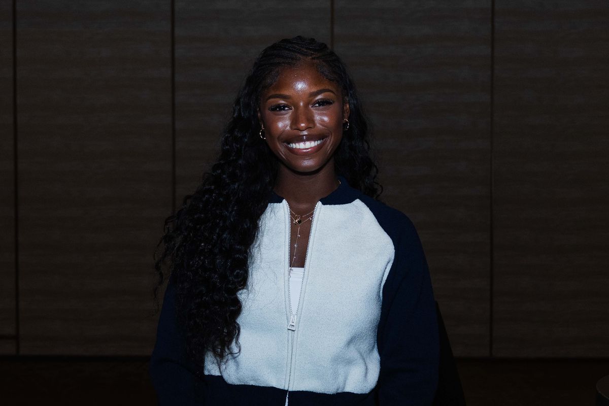 Chicago Stars FC forward Jameese Joseph, poses for a portrait during NWSL Media Day at Westin Bonaventure on January 29th, 2026 in Los Angeles, California. 