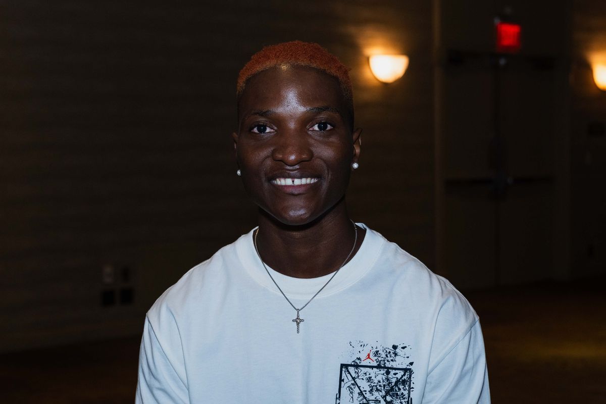 KC Current forward Temwa Chawinga poses for a portrait during NWSL Media Day at Westin Bonaventure on January 29th, 2026 in Los Angeles, California.