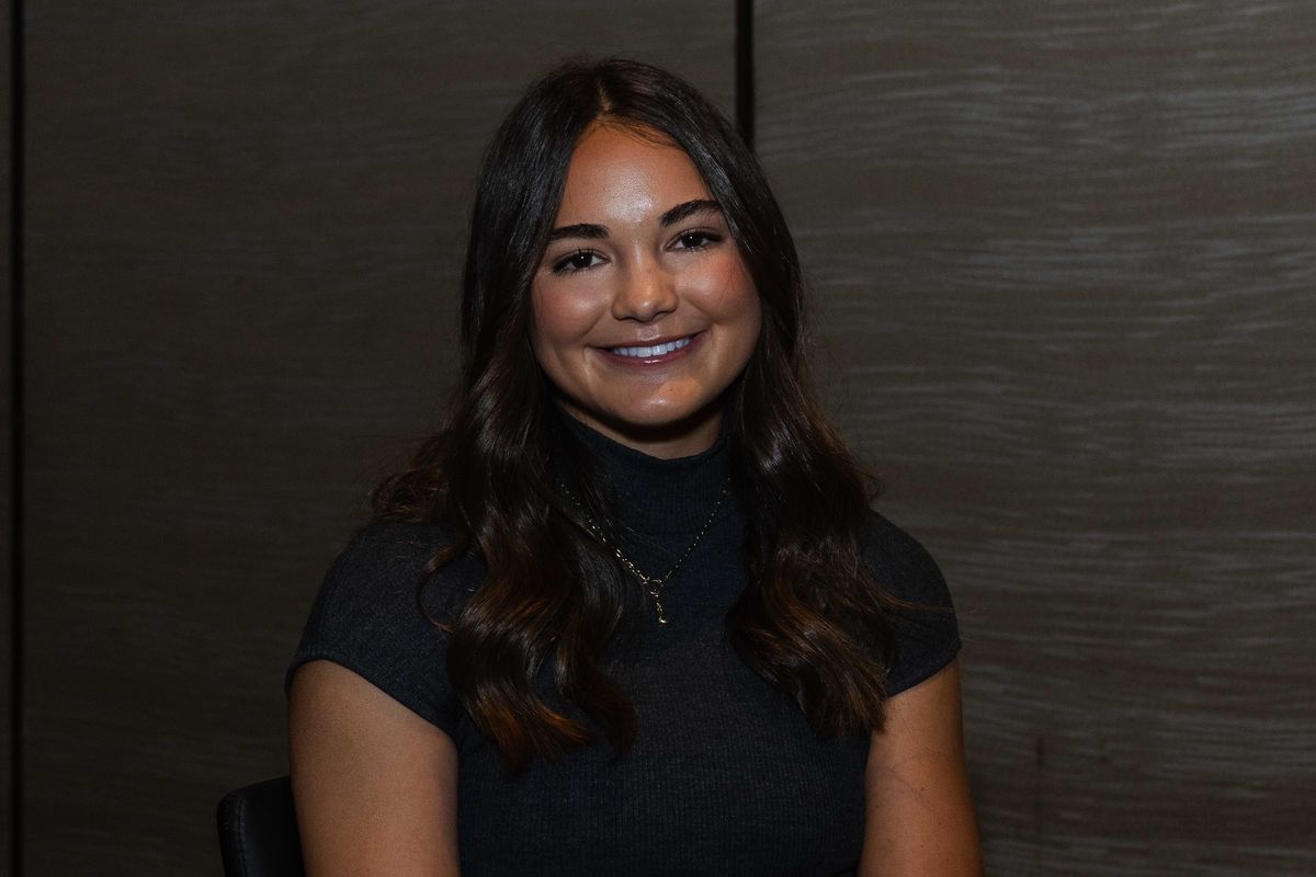 NC Courage midfielder Riley Jackson poses for a portrait during NWSL Media Day at Westin Bonaventure on January 29th, 2026 in Los Angeles, California. 