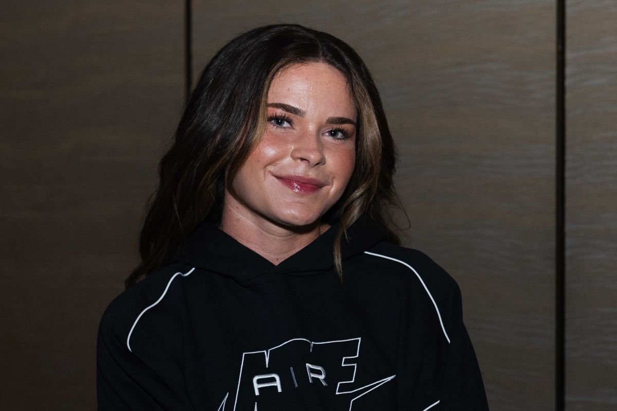Racing Louisville FC forward Emma Sears poses for a portrait during NWSL Media Day at Westin Bonaventure on January 29th, 2026 in Los Angeles, California. 