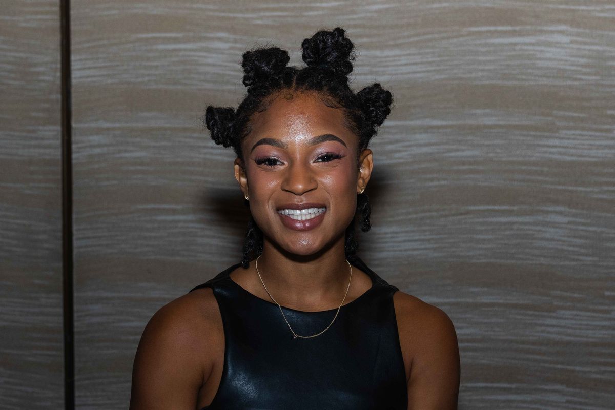 Washington Spirit midfielder Croix Bethune poses for a portrait during NWSL Media Day at Westin Bonaventure on January 29th, 2026 in Los Angeles, California
