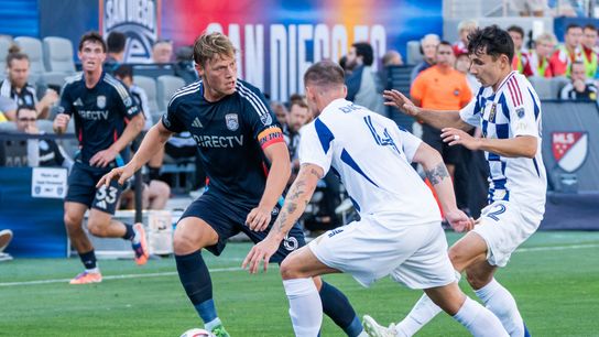 TST Images: San Diego FC ties Real Salt Lake, 2-2, at Snapdragon Stadium taken at Snapdragon Stadium (San Diego FC). Photo by Brandon Pollard - The Sporting Tribune