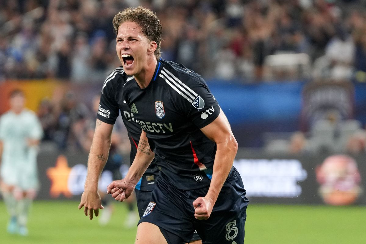 San Diego FC midfielder Onni Valakari (8) celebrates after scoring a goal during an MLS soccer game against the Colorado Rapids, Saturday August 22, 2026 in San Diego, California. San Diego FC midfielder Onni Valakari (8) celebrates after scoring a goal during an MLS soccer game against the Colorado Rapids, Saturday August 22, 2026 in San Diego, California.