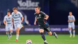 SDFC move to 3–0, takes down Sporting Kansas City 1-0 on the road  taken at Sporting Park (San Diego FC). Photo by San Diego FC