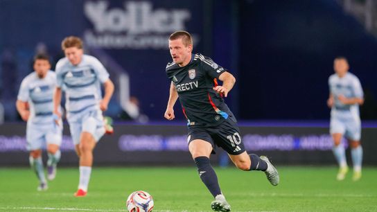 SDFC move to 3–0, takes down Sporting Kansas City 1-0 on the road  taken at Sporting Park (San Diego FC). Photo by San Diego FC