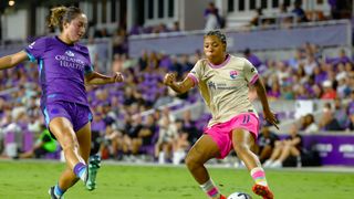 San Diego Wave clinches playoff berth with win over Orlando taken at Inter.Co Stadium (San Diego Wave FC). Photo by Russell Lansford-Imagn Images