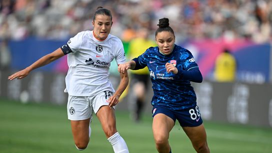 Bay FC’s early strike holds as San Diego’s finishing comes up empty taken at Snapdragon Stadium (San Diego Wave FC). Photo by Denis Poroy-Imagn Images
