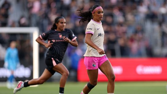 Mimi Van Zanten nets first career goal to lift San Diego past Angel City taken at BMO Stadium (San Diego Wave FC). Photo by San Diego Wave FC