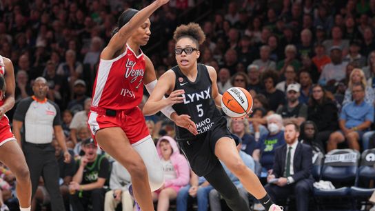 Turnovers, fatigue hurt Aces in road loss to the Lynx taken at Target Center (WNBA). Photo by Brad Rempel-Imagn Images