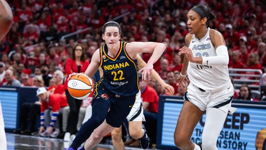 Fever make adjustments, force decider with home win over the Aces taken at Gainbridge Fieldhouse (Las Vegas Aces). Photo by Trevor Ruszkowski-Imagn Images