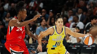 Sparks on national TV a franchise-record 31 times in 2026 taken in Los Angeles (Los Angeles Sparks). Photo by Kalin Sipes - The Sporting Tribune