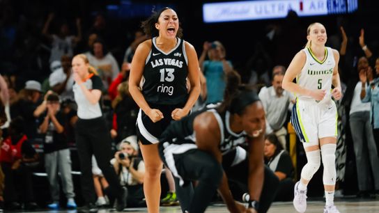 TST Images: Aces defeat Wings, 88-84, in Las Vegas taken at Michelob Ultra Arena (Las Vegas Aces)