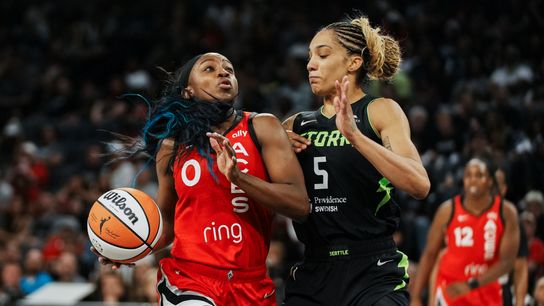 TST Images: Aces fall to Storm, 90-83, in Las Vegas taken at Michelob Ultra Arena (Las Vegas Aces)