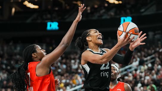 A'ja Wilson is back and shows why she's still the MVP taken at T-Mobile Arena (Las Vegas Aces)