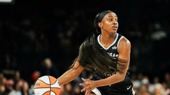 Jackie Young continues to put in the work during Aces home stretch taken at Michelob Ultra Arena (Las Vegas Aces)