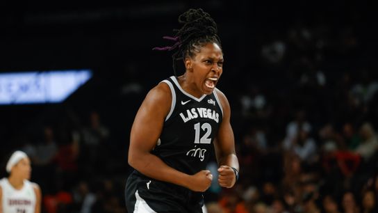 TST Images: Aces beat Dream, 74-72, in Las Vegas taken at Michelob Ultra Arena (Las Vegas Aces)