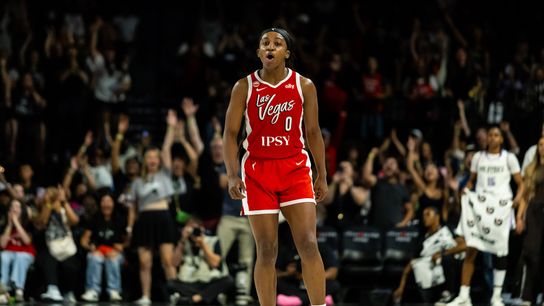 TST Images: Aces defeat Valkyries, 84-79, in Las Vegas taken at Michelob ULTRA Arena (Las Vegas Aces). Photo by DJ Cabanlong - The Sporting Tribune 