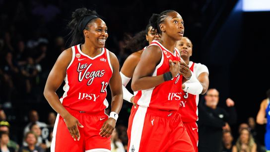 TST Images: Aces defeat the Wings, 99-84, at Michelob ULTRA Arena taken at Michelob ULTRA Arena (Las Vegas Aces). Photo by RJ Forbus - The Sporting Tribune