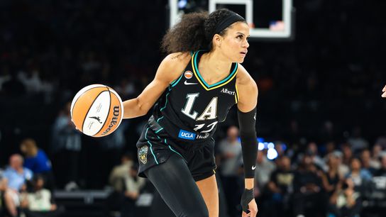 Slow start dooms Sparks against Aces in last road game of the season taken at Michelob Ultra Arena (Los Angeles Sparks)