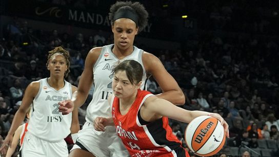 Versatility helps defensive specialist Brianna Turner fit in with Aces perfectly  (Las Vegas Aces). Photo by Candice Ward-Imagn Images