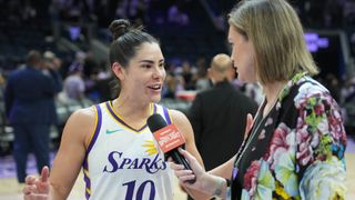Sparks' Plum, Hamby selected to Team USA for World Cup qualifying tournament taken in Los Angeles (Los Angeles Sparks). Photo by Darren Yamashita-Imagn Images