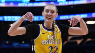 TST Exclusive: Catching up with Sparks forward Cameron Brink taken in San Diego (Los Angeles Sparks). Photo by Kirby Lee-Imagn Images