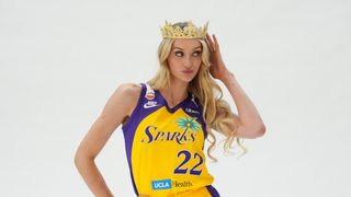 Sparks ready to take it to next level taken in Torrance, CA (Los Angeles Sparks). Photo by Kirby Lee-Imagn Images