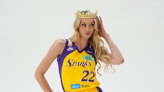 Sparks ready to take it to next level taken in Torrance, CA (Los Angeles Sparks). Photo by Kirby Lee-Imagn Images