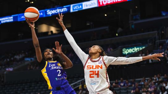 Sparks lose after 4th quarter run by Sun (Los Angeles Sparks)