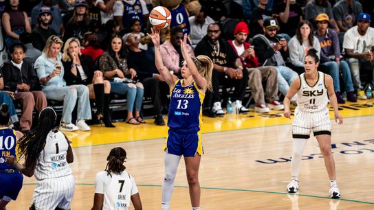 Sparks continue road trip as they take on Sky in Chicago taken in Chicago (Los Angeles Sparks)