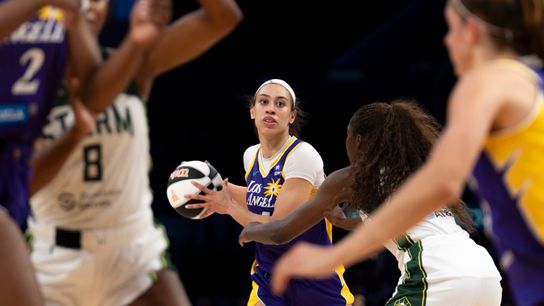 Sparks look to regroup after the break against the struggling Storm taken Crypto.com Arena (Los Angeles Sparks). Photo by Nico Alba - The Sporting Tribune