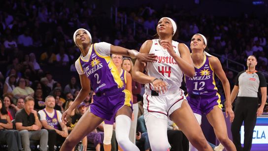 TST Images: Sparks beat Mystics, 99-80, at Crypto Arena taken at Crypto.com Arena (Los Angeles Sparks)