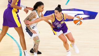 All-star guard Kelsey Plum signs one-year deal with Sparks taken in Los Angeles (Los Angeles Sparks). Photo by Ric Tapia - The Sporting Tribune