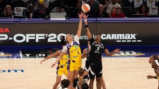 TST Images: Aces beat Sparks, 105-78, at Crypto.com Arena taken at Crypto.com Arena (Los Angeles Sparks). Photo by Robert Talamantes - The Sporting Tribune