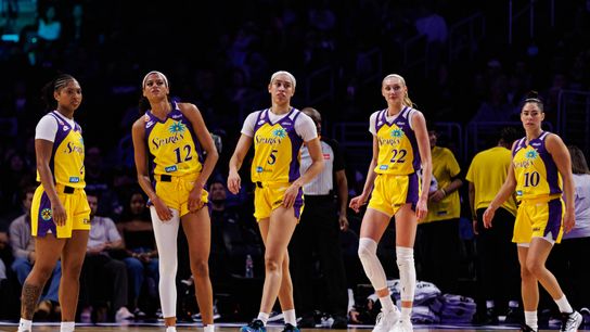 Sparks defeat Tempo for their first win of season taken at Crypto.com Arena (Los Angeles Sparks). Photo by Steven Park - The Sporting Tribune