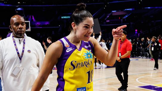 Sparks take on Portland Fire for first time in 24 years taken at Crypto.com Arena (Los Angeles Sparks). Photo by Steven Park - The Sporting Tribune