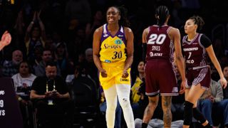 Sparks face Tempo in rematch from Friday taken at Crypto.com Arena (Los Angeles Sparks). Photo by Steven Park - The Sporting Tribune
