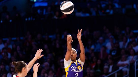 Chance Gray is taking it one day at a time in her first WNBA season taken Los Angeles, California (Los Angeles Sparks). Photo by John Panganiban-The Sporting Tribune