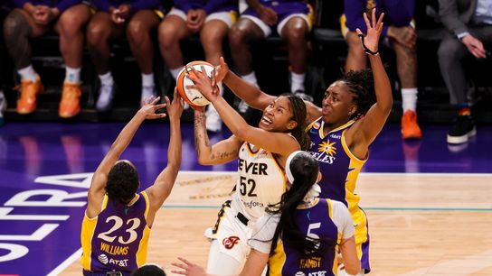 Sparks snap three-game losing skid with inspired play against Fever taken at Crypto.com Arena (Los Angeles Sparks). Photo by Jordan Teller - The Sporting Tribune