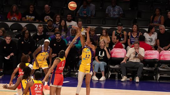 Sparks lose to Mercury in another close game taken at Crypto.com Arena (Los Angeles Sparks). Photo by Robert Talamantes - The Sporting Tribune