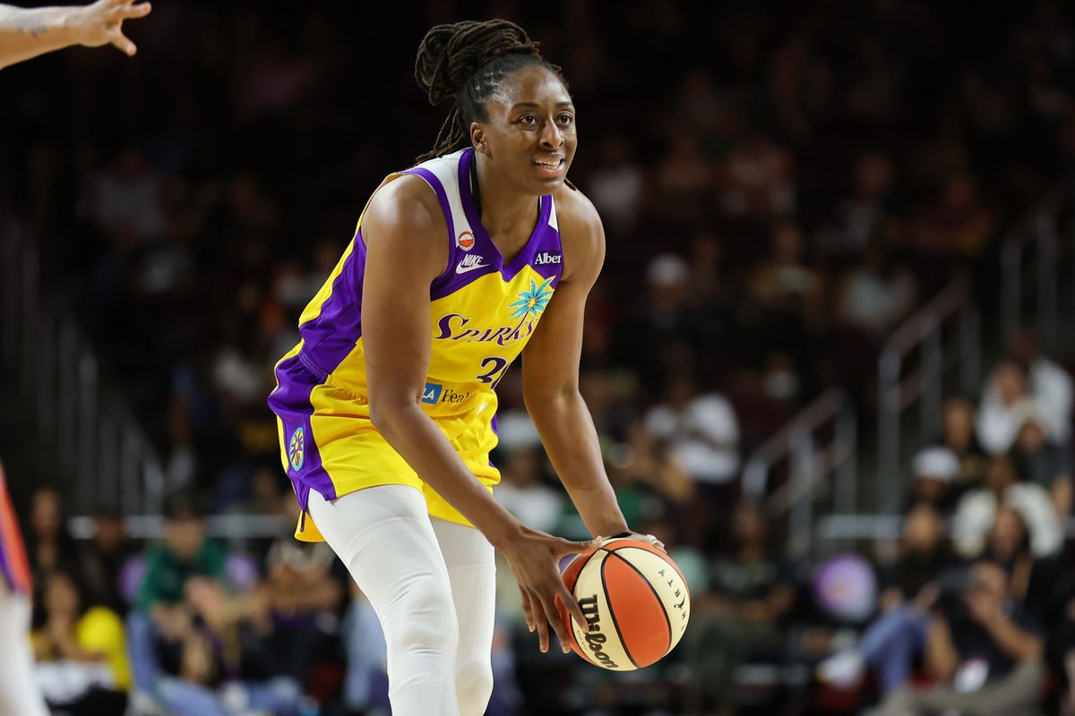 Los Angeles Sparks forward Nneka Ogwumike (30) in action during a WNBA basketball game against the Phoenix Mercury on August 11th, 2026 in Los Angeles, CA. Los Angeles Sparks forward Nneka Ogwumike (30) in action during a WNBA basketball game against the Phoenix Mercury on August 11th, 2026 in Los Angeles, CA.