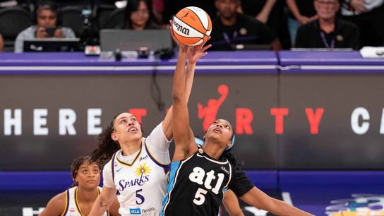 Sparks lose to Dream as Reese sets record for most rebounds in WNBA game taken at Crypto.com Arena (Los Angeles Sparks). Photo by John Panganiban-The Sporting Tribune