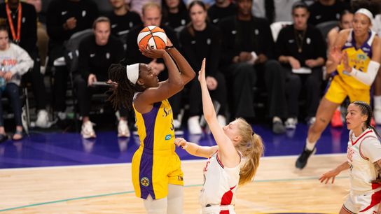 TST Images: LA Sparks defeat Portland Fire, 105-84, at Crypto.com Arena taken Crypto.com Arena (Los Angeles Sparks). Photo by Edwin So - The Sporting Tribune