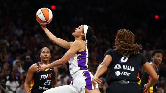 Sparks defeat Mercury but miss playoffs due to Storm win taken at PHX Arena (Los Angeles Sparks)